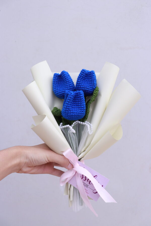 Bouquet de Tulipanes Azules