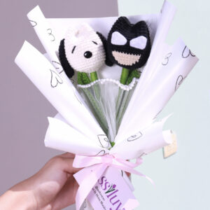 Snoopy y Batman Tulipán