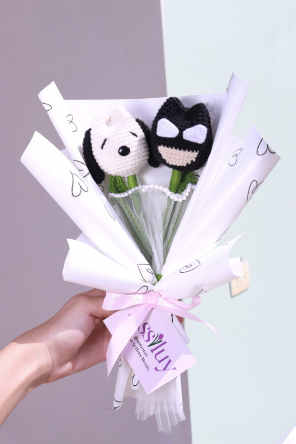 Snoopy y Batman Tulipán